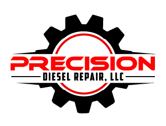 Precision Diesel Repair, LLC logo design by ElonStark