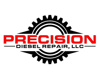 Precision Diesel Repair, LLC logo design by ElonStark