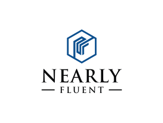 Nearly Fluent  logo design by mbamboex