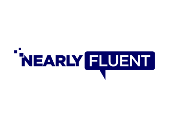 Nearly Fluent  logo design by M J