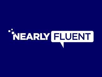 Nearly Fluent  logo design by M J