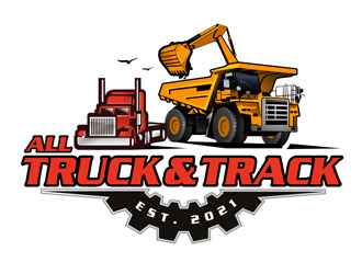All Truck & Track logo design by DreamLogoDesign
