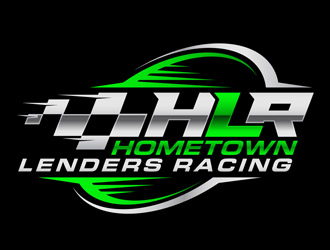 Hometown Lenders Racing logo design by DreamLogoDesign