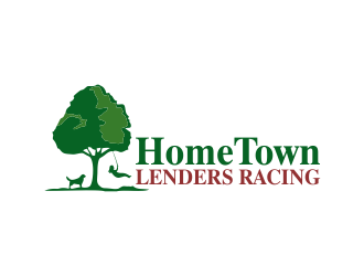 Hometown Lenders Racing logo design by oke2angconcept