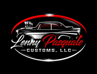 LENNY PASQUALE CUSTOMS, LLC logo design by Suvendu