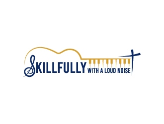 Skillfully With A Loud Noise logo design by sakarep