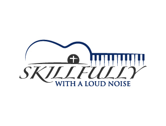 Skillfully With A Loud Noise logo design by sakarep