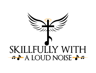 Skillfully With A Loud Noise logo design by Suvendu