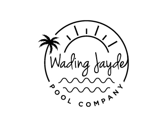 Wading Jayde Pool Company logo design by sakarep