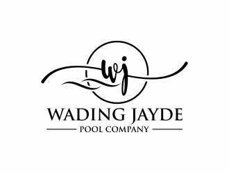 Wading Jayde Pool Company logo design by hopee