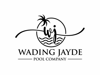 Wading Jayde Pool Company logo design by hopee