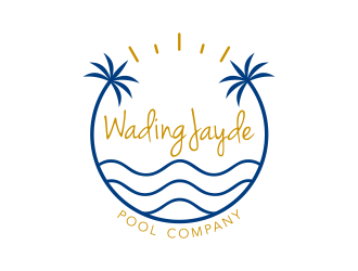 Wading Jayde Pool Company logo design by ingepro