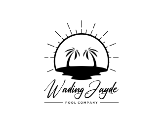 Wading Jayde Pool Company logo design by ageseulopi