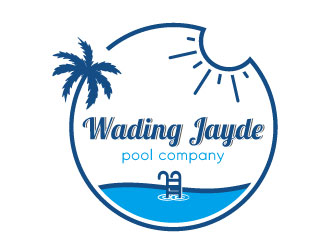 Wading Jayde Pool Company logo design by NadeIlakes