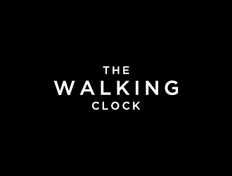 The walking clock logo design by wongndeso