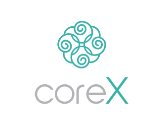 CoreX logo design by Kraken
