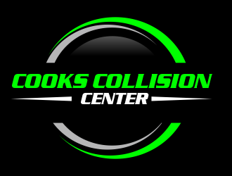 Cooks Collision Center logo design by Greenlight