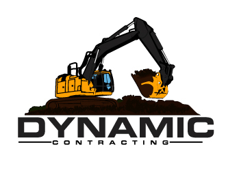 Dynamic Contracting logo design by ElonStark