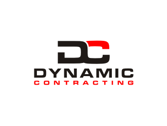 Dynamic Contracting logo design by Artomoro