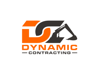 Dynamic Contracting logo design by Artomoro