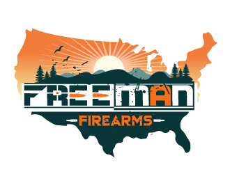 Freeman Firearms logo design by LogoQueen