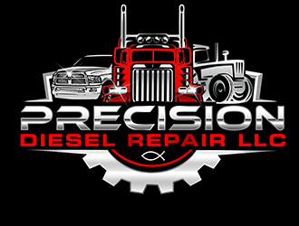 Precision Diesel Repair, LLC logo design by 3Dlogos