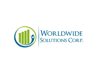 Worldwide Solutions Corp. logo design by Greenlight