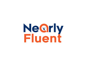 Nearly Fluent  logo design by usef44