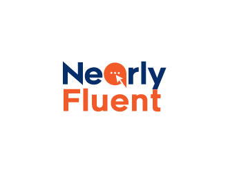 Nearly Fluent  logo design by usef44