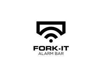 Fork-It Alarm Bar   logo design by torresace