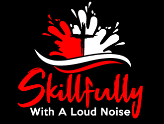 Skillfully With A Loud Noise logo design by ElonStark
