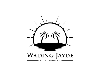Wading Jayde Pool Company logo design by ageseulopi