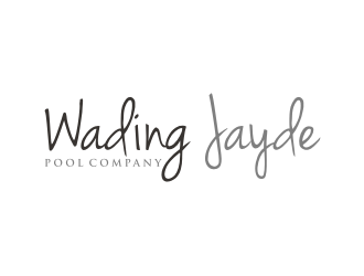 Wading Jayde Pool Company logo design by Artomoro