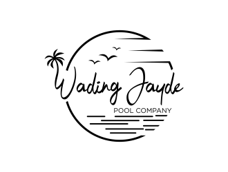 Wading Jayde Pool Company logo design by lintinganarto