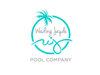 Wading Jayde Pool Company logo design by bezalel