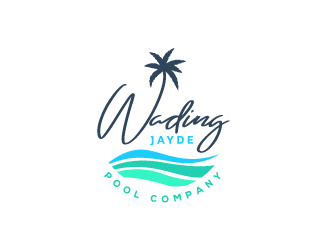 Wading Jayde Pool Company logo design by fawadyk