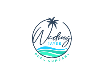 Wading Jayde Pool Company logo design by fawadyk
