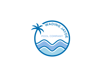 Wading Jayde Pool Company logo design by yossign