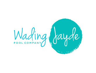 Wading Jayde Pool Company logo design by puthreeone