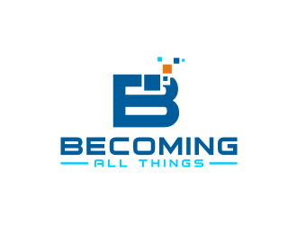 Becoming All Things logo design by Artomoro