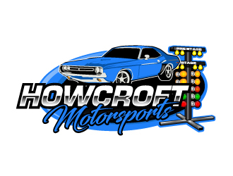 Howcroft Motorsports logo design by ElonStark