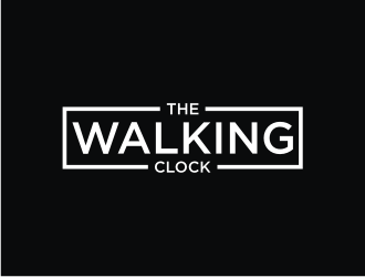 The walking clock logo design by ora_creative