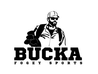 Bucka Fogey Sports logo design by ElonStark