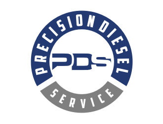 Precision Diesel Service logo design by Artomoro