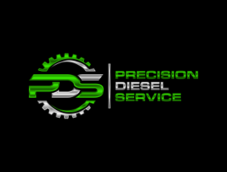 Precision Diesel Service logo design by GassPoll