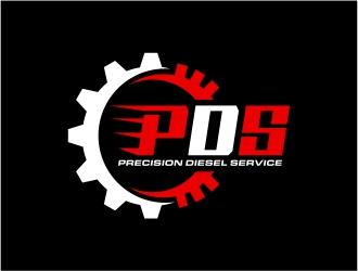 Precision Diesel Service logo design by barley