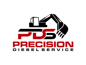 Precision Diesel Service logo design by puthreeone