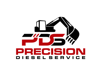 Precision Diesel Service logo design by puthreeone