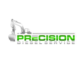 Precision Diesel Service logo design by GassPoll