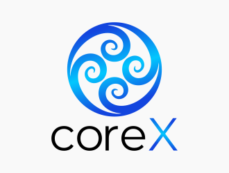 CoreX logo design by berkahnenen